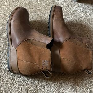 Sorel brown wedge ladies boot shoes